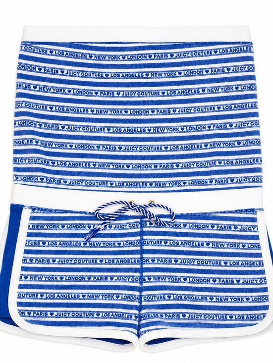 Juicy Couture Pants - Juicy Couture VINTAGE Striped Blue and White Romper Y2K NEVER WORN!